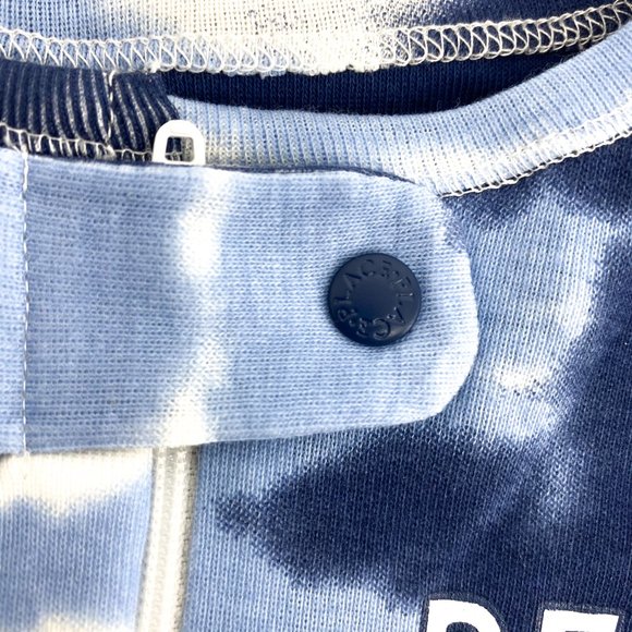 THE CHILDREN'S PLACE Best Baby Ever. Tie Dye Baby Romper - Picture 5 of 9